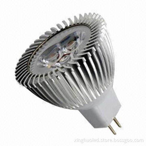 3W MR16 LED Spotlights, 12V DC/AC, Bridgelux LED, High Lumen, 110-120lm/W, High Power Factor